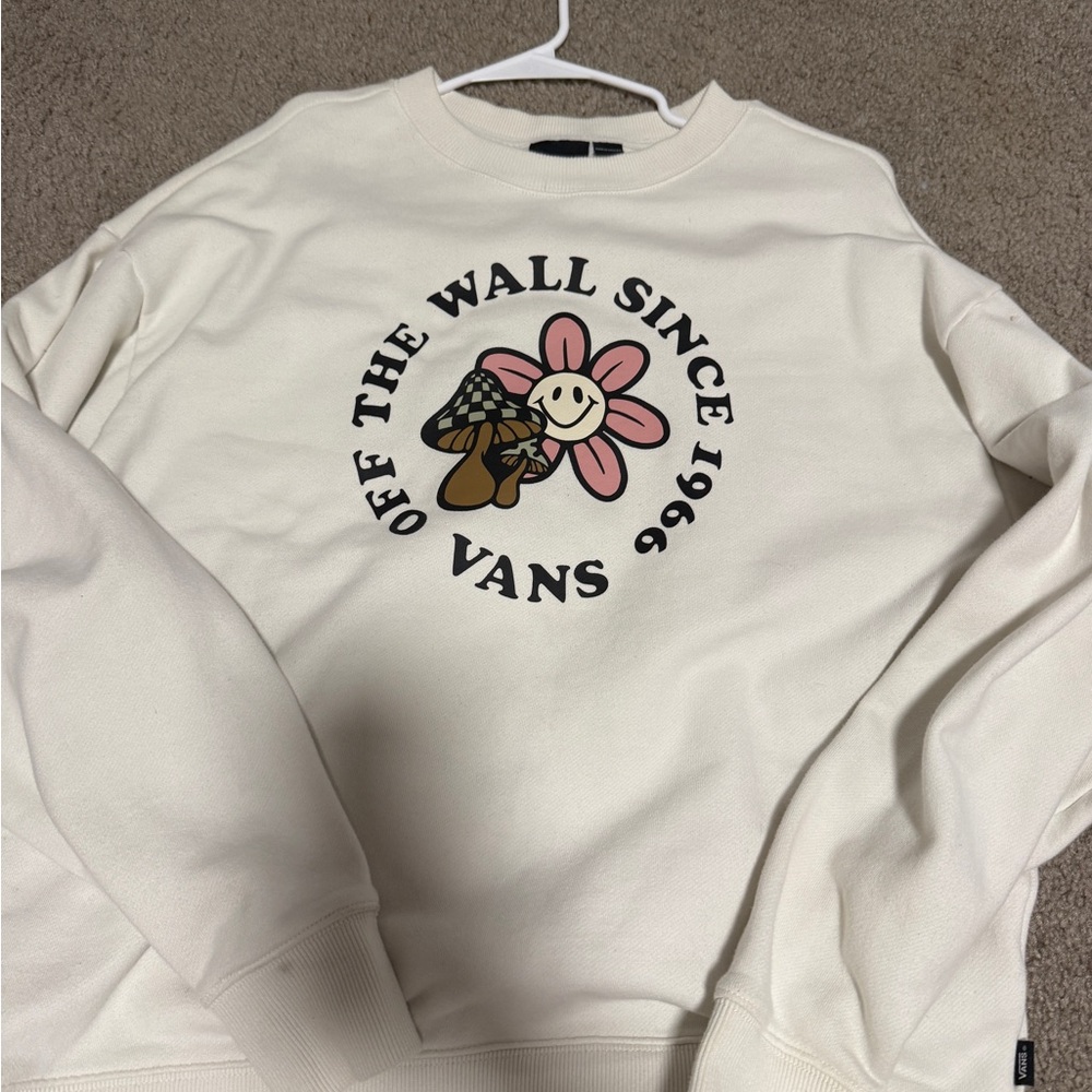 Vans Cream Crewneck Sweatshirt